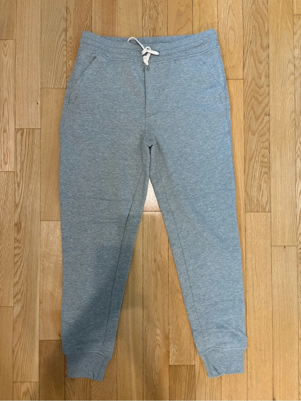 J Crew Slim Brushed Fleece Jogger Sweatpants Size M Grey Elevated Basics